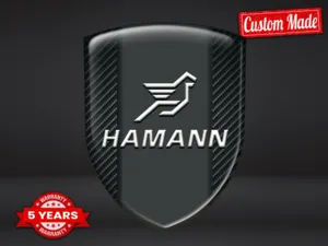 Hamann Badges Bombés Finition Élégante Étiquettes Dôme 